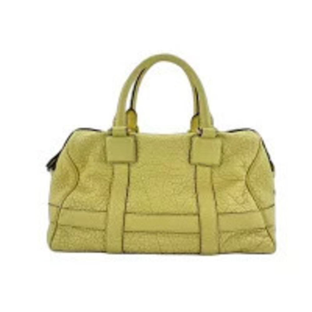 Loewe Paseo Handbag Leather Yellow